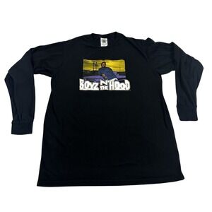 Cross Colours Shirt Size Medium Boyz N The Hood Black Long Sleeve NWOT